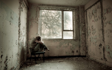 Картинка девушки -unsort+ брюнетки +шатенки одиночество