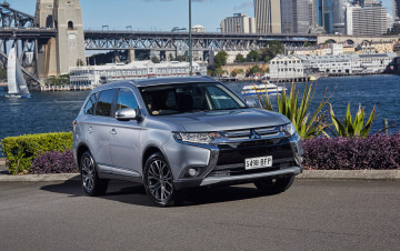 обоя автомобили, mitsubishi, 2015г, au-spec, outlander