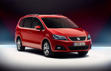 Картинка автомобили seat красный 2015г alhambra