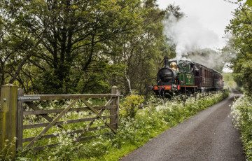 Картинка техника паровозы железная дорога рельсы паровоз