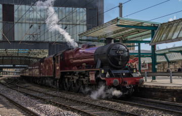 Картинка техника паровозы железная дорога рельсы паровоз