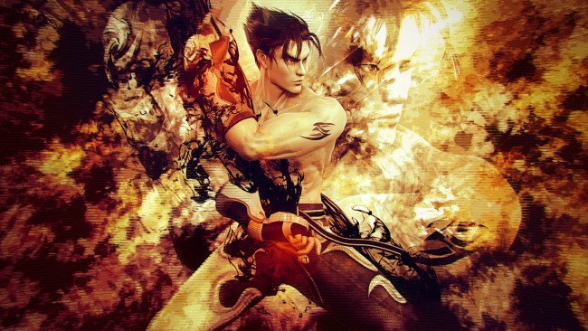 Обои картинки фото видео игры, tekken 4, tekken, revolution, power, is, everything, jin, kazama