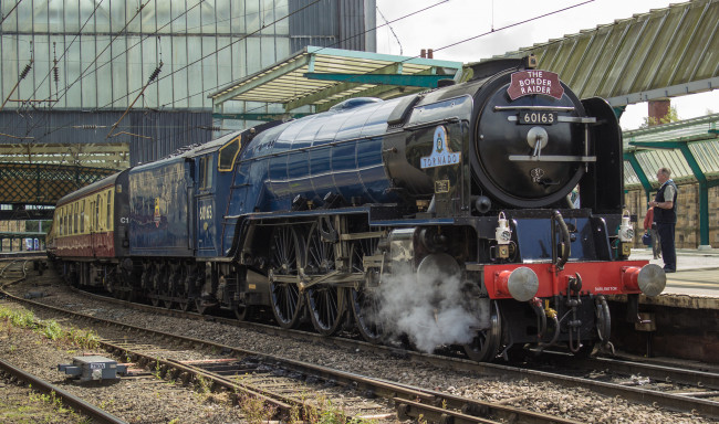 Обои картинки фото техника, паровозы, железная, дорога, рельсы, паровоз