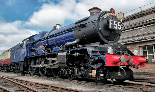 Обои картинки фото техника, паровозы, железная, дорога, рельсы, паровоз