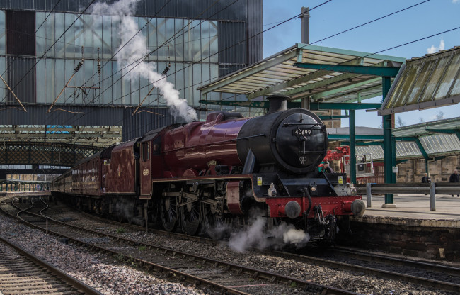 Обои картинки фото техника, паровозы, железная, дорога, рельсы, паровоз