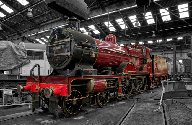 Обои картинки фото техника, паровозы, железная, дорога, рельсы, паровоз