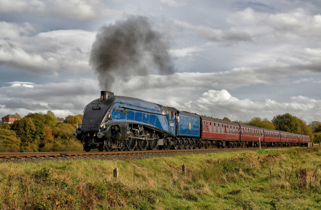 Обои картинки фото техника, паровозы, железная, дорога, рельсы, паровоз