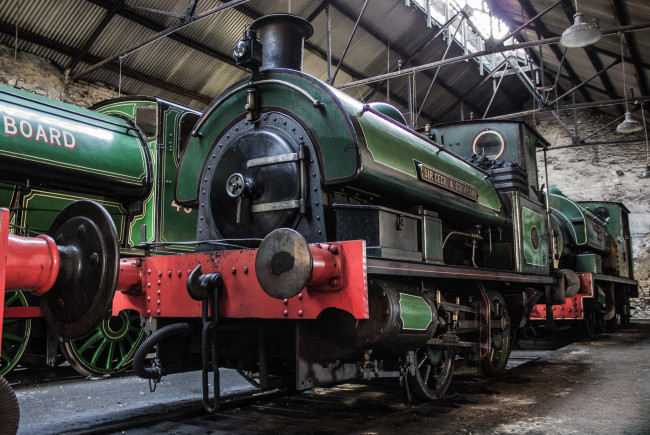 Обои картинки фото техника, паровозы, железная, дорога, рельсы, паровоз