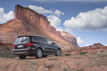 обоя автомобили, mercedes-benz, 4matic, gls, 450, x166, 2017г