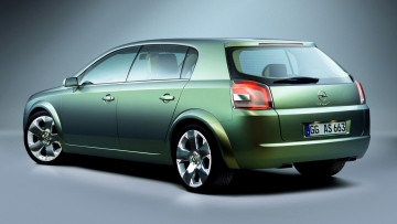 Картинка opel+signum-2+concept+2001 автомобили opel 2001 concept signum-2 серый фон салатовый