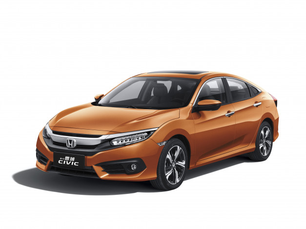Обои картинки фото автомобили, honda, 2016г, cn-spec, civic