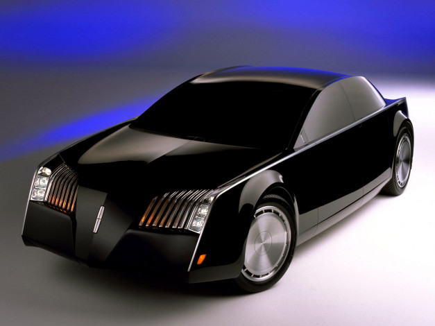 Обои картинки фото lincoln sentinel concept 1996, автомобили, lincoln, чёрный, concept, 1996, sentinel