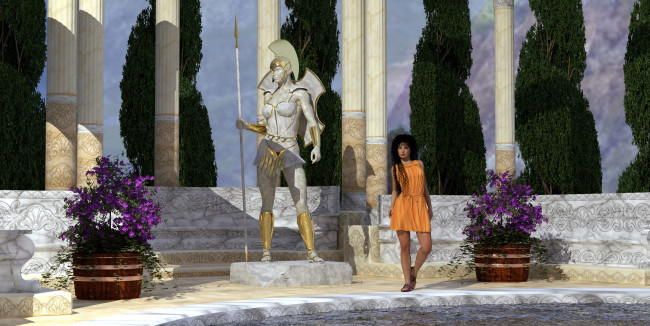 Обои картинки фото 3д графика, люди , people, девушка, фон, взгляд