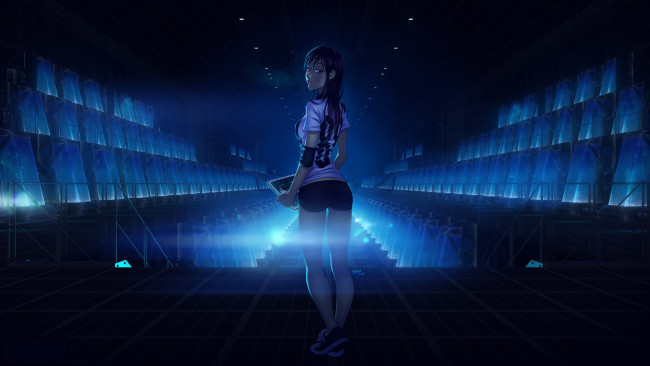 Обои картинки фото 3д графика, люди , people, фон, взгляд, девушка