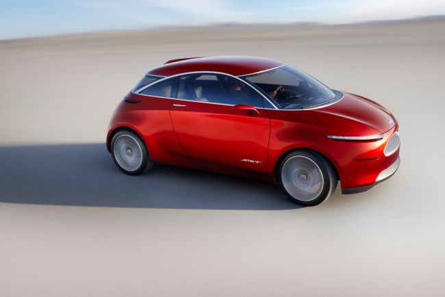 Обои картинки фото ford start concept, автомобили, ford, красный, concept, start