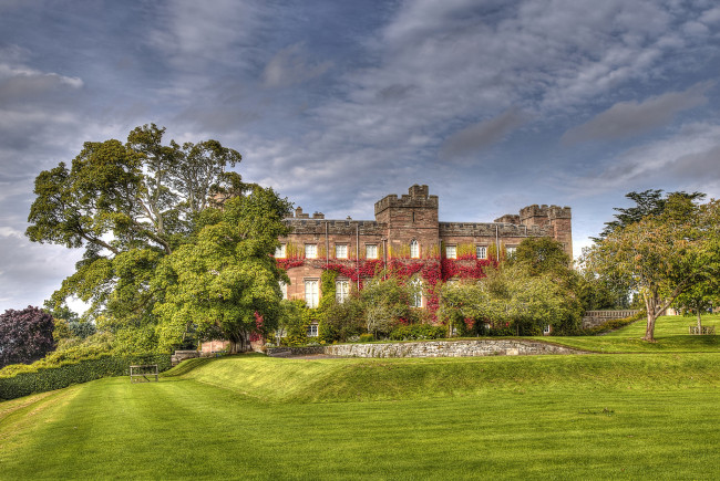 Обои картинки фото scone palace, города, - дворцы,  замки,  крепости, дворец, парк
