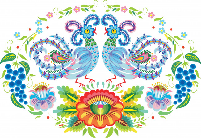 Обои картинки фото векторная графика, птицы , птицы, птица, фон, цветы