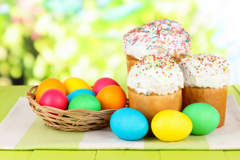 Картинка праздничные пасха яйца