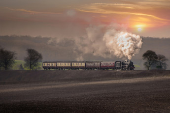 Картинка техника паровозы состав локомотив