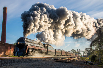 Картинка техника паровозы состав локомотив