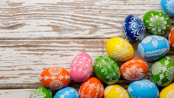 Картинка праздничные пасха яйца