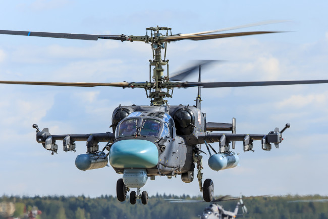 Обои картинки фото ka-52, авиация, вертолёты, вертушка