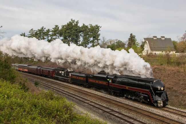 Обои картинки фото техника, паровозы, состав, локомотив
