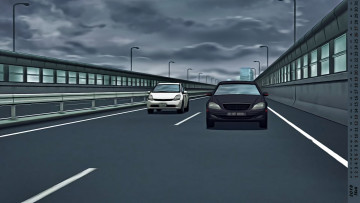 Картинка календари аниме дорога машина