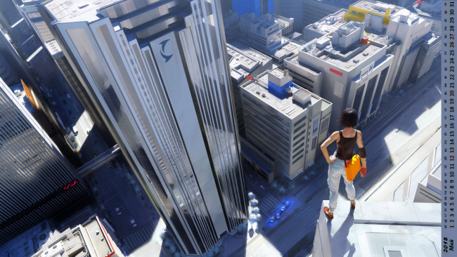 Обои картинки фото календари, фэнтези, небоскреб