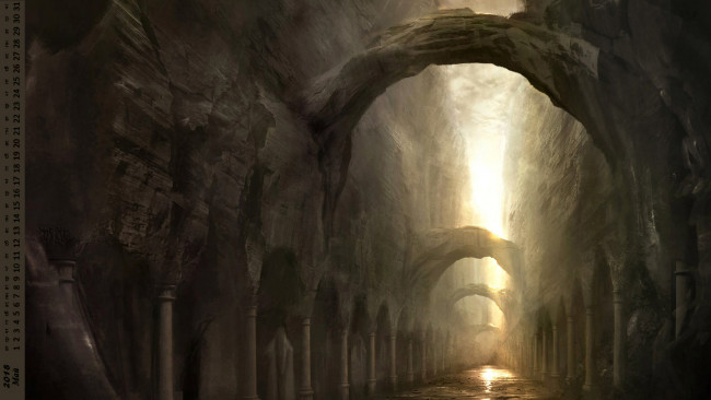 Обои картинки фото календари, фэнтези, сооружение