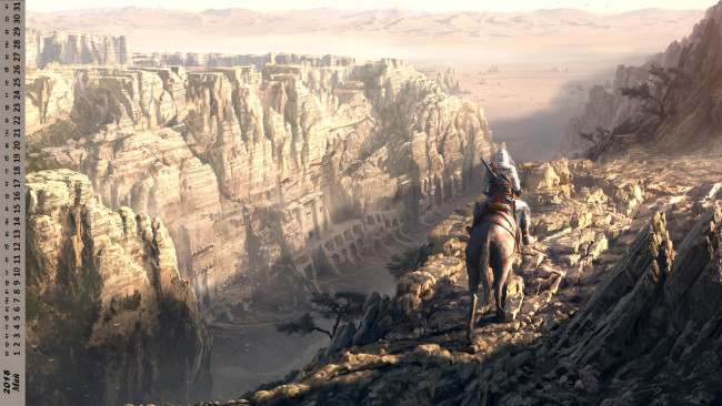 Обои картинки фото календари, фэнтези, всадник