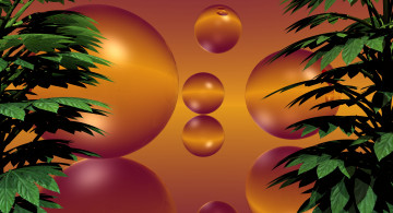 Картинка 3д+графика шары+ balls фон шары