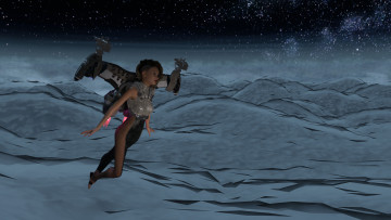 Картинка 3д+графика фантазия+ fantasy фон взгляд девушка