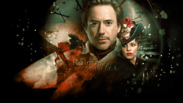 Картинка кино+фильмы sherlock+holmes мужчина девушка фон взгляд