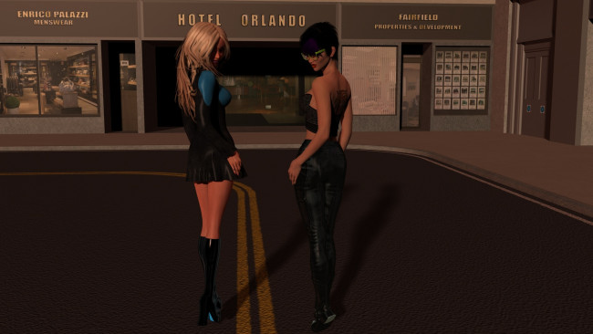 Обои картинки фото 3д графика, люди , people, взгляд, девушки, фон