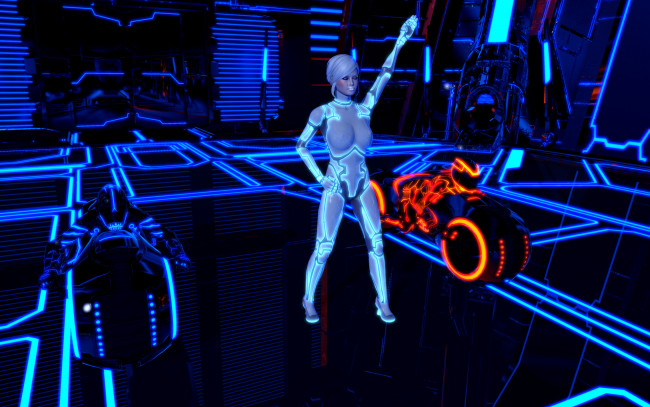 Обои картинки фото 3д графика, фантазия , fantasy, девушка, взгляд, фон