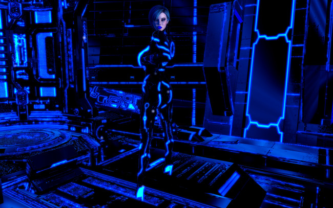 Обои картинки фото 3д графика, фантазия , fantasy, взгляд, девушка, фон