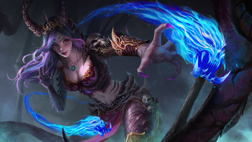 Картинка фэнтези демоны девушка