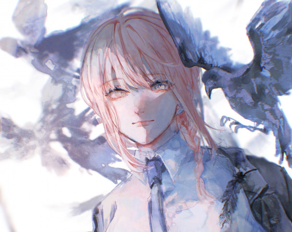 Обои картинки фото аниме, chainsaw man, chainsaw, man