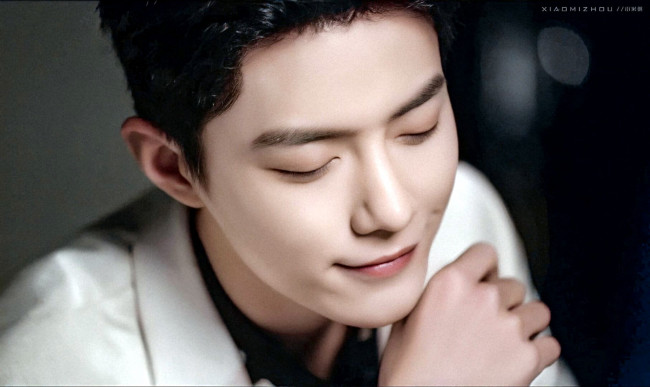 Обои картинки фото мужчины, xiao zhan, актер, лицо