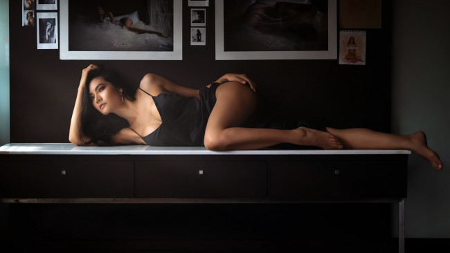 Обои картинки фото девушки, - азиатки, азиатка, поза