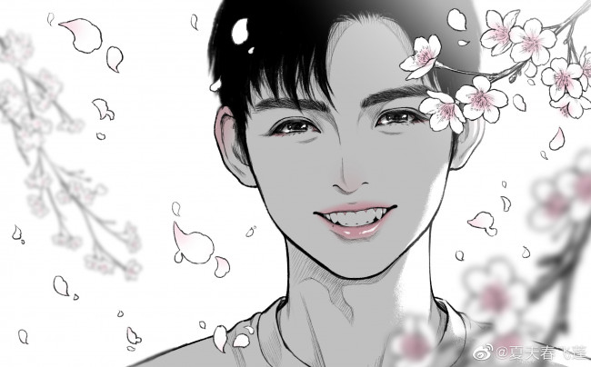 Обои картинки фото рисованное, люди, ван, хао, сюань