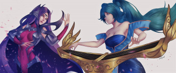 Картинка видео+игры league+of+legends irelia sona инструмент