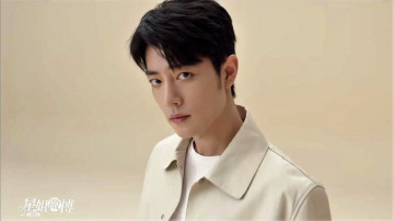 Картинка мужчины xiao+zhan актер лицо куртка