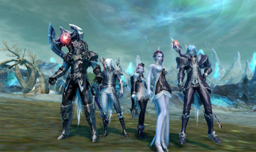Картинка видео+игры aion персонажи скалы