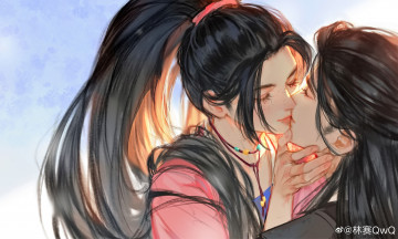 Картинка аниме unknown +другое+ пара поцелуй