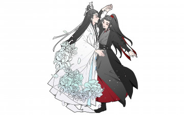 Картинка аниме mo+dao+zu+shi лань ванцзи вэй усянь танец