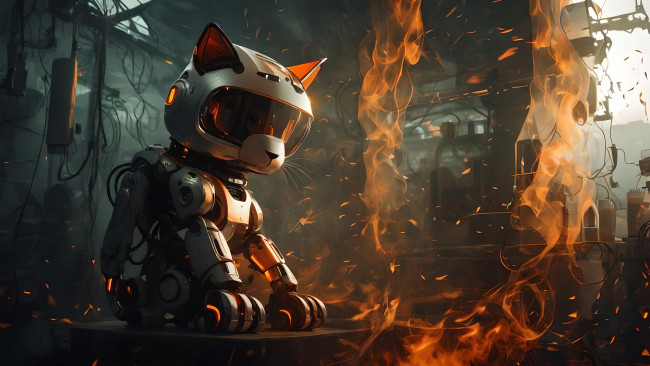 Обои картинки фото фэнтези, роботы,  киборги,  механизмы, нейросети, графика, нейроарт, ai, art, нейронные, сети, рисунки, нейро, искусство, нейрографика, graphics, neuroart, neural, networks, drawings, neuro, neurography