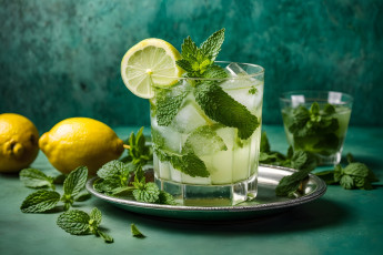 Картинка 3д+графика еда- food мохито