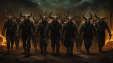 Картинка фэнтези демоны нейросети графика нейроарт ai art нейронные сети рисунки нейро искусство нейрографика graphics neuroart neural networks drawings neuro neurography